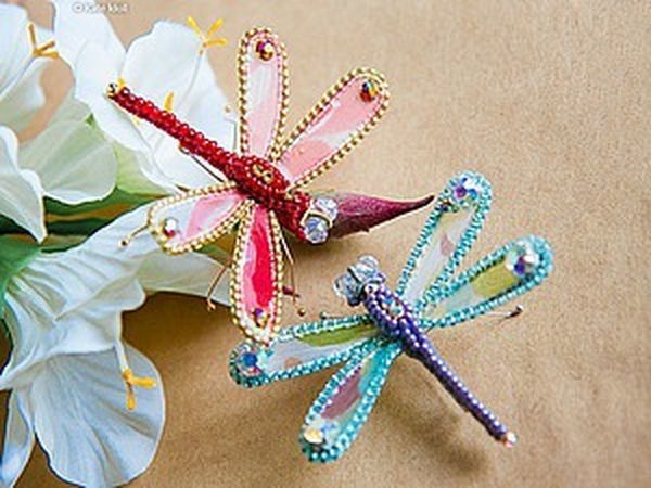 Guide on Making a Cute Dragonfly Brooch | Livemaster - handmade