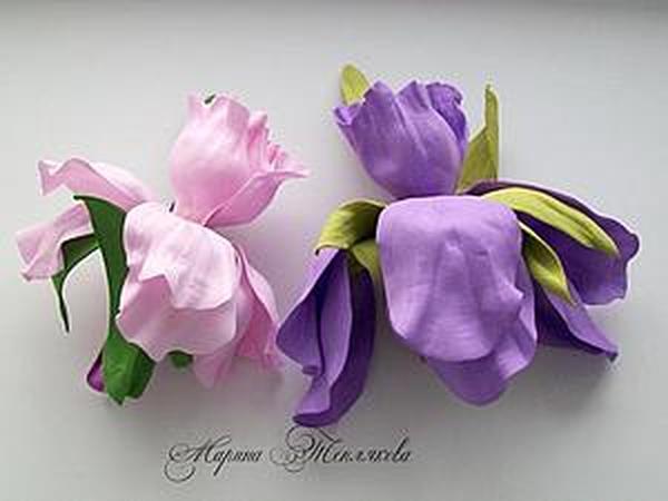 Цветы из бумаги своими руками | Как сделать классический цветок Ирис оригами
