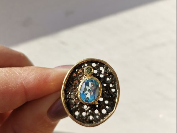 Видео кольца с топазом | Ярмарка Мастеров - ручная работа, handmade