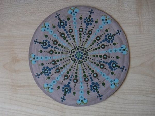 Точечная роспись: снежинка | Ярмарка Мастеров - ручная работа, handmade
