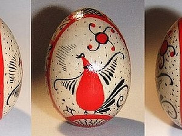 Мезенская роспись пасхальных яиц | Ярмарка Мастеров - ручная работа, handmade