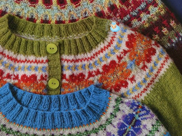 Circular Yoke with a Fair Isle Pattern — a Charming Detail of Knitted Clothes | Livemaster - handmade