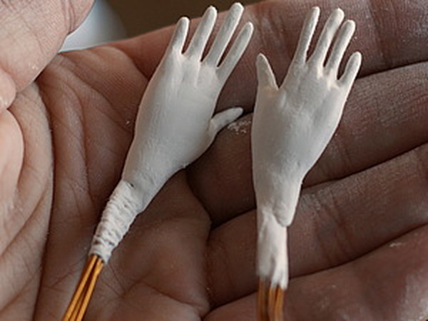 Вязаные перчаточные куклы Репка