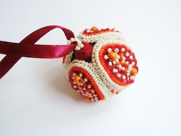 Мастер-класс по созданию ёлочного шарика | Ярмарка Мастеров - ручная работа, handmade