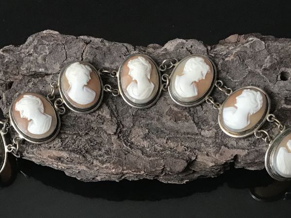 Браслет с камеями | Ярмарка Мастеров - ручная работа, handmade