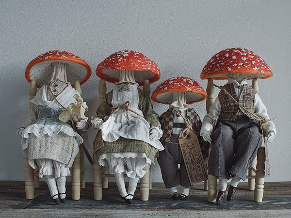 Amazing Characters Made of Felt and Textiles by Yinyue Duzii | Livemaster - handmade