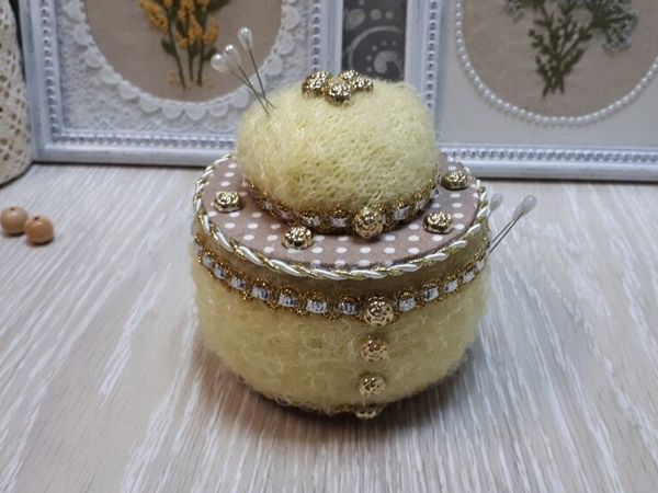 Создаем стильную игольницу-шкатулку | Ярмарка Мастеров - ручная работа, handmade