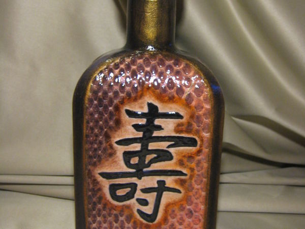 Декоративная бутылка с цветной солью. Мастер-классы