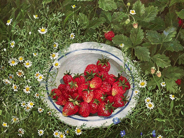 Ripe Strawberries by Wonderful Artists | Livemaster - handmade