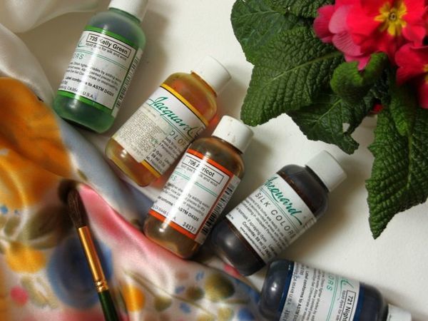 Краски для батика. Часть 2. Silk colors green label (Jacqard) | Ярмарка Мастеров - ручная работа, handmade