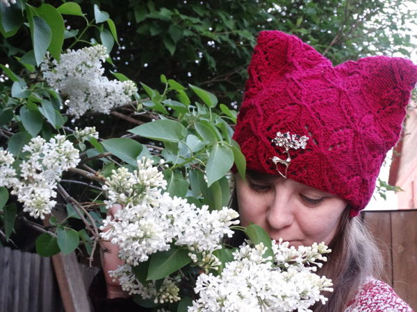 В Новинках — Шапка «Винные бабочки» ! | Ярмарка Мастеров - ручная работа, handmade