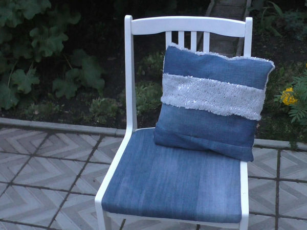 Шью диванные подушки из старых джинсов. | Handmade для всех | Дзен
