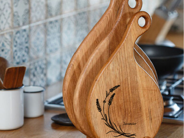 Дубовая посуда в стиле Прованс | Ярмарка Мастеров - ручная работа, handmade