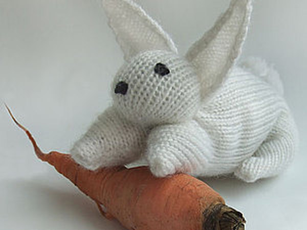 Как сделать зайца из прямоугольника | Ярмарка Мастеров - ручная работа, handmade