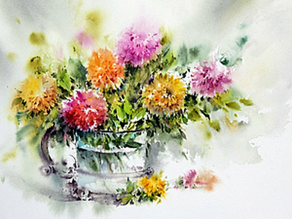 И в сердце распускаются цветы: прекрасные акварели Mohammad Yazdchi | Ярмарка Мастеров - ручная работа, handmade
