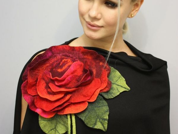 Мк Елены Дол «бРошь Хххl. Роза» | Ярмарка Мастеров - ручная работа, handmade