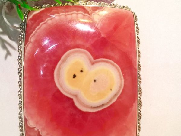 Видео кулона «Apple Delicious» родохрозит,серебро 925 | Ярмарка Мастеров - ручная работа, handmade