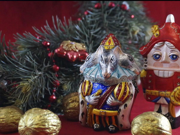 Роспись елочной игрушки Крысиный король витражными красками | Ярмарка Мастеров - ручная работа, handmade