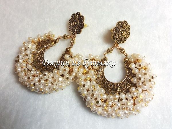 Роскошные серьги на заказ | Ярмарка Мастеров - ручная работа, handmade
