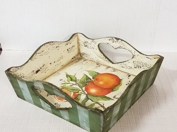 Сухарница со структурными грунтами и полосками. МК подходит для начинающих | Ярмарка Мастеров - ручная работа, handmade