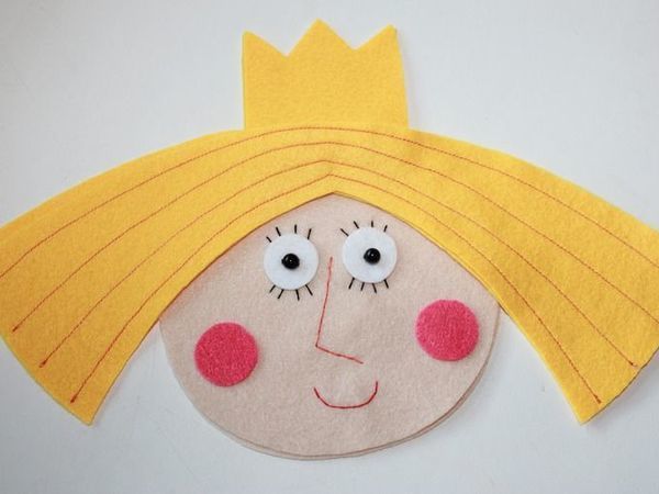 Sewing a Felt Doll to Decorate a Nursery | Livemaster - handmade