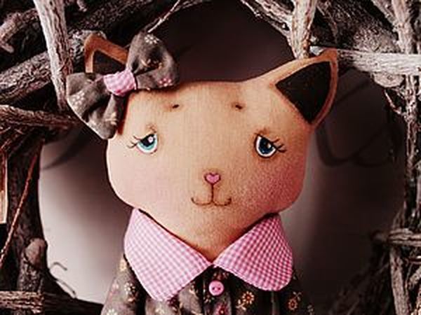 Кошечка Прошечка))) | Ярмарка Мастеров - ручная работа, handmade