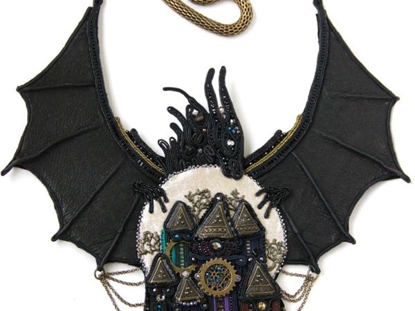 Колье «Хранитель сновидений» | Ярмарка Мастеров - ручная работа, handmade