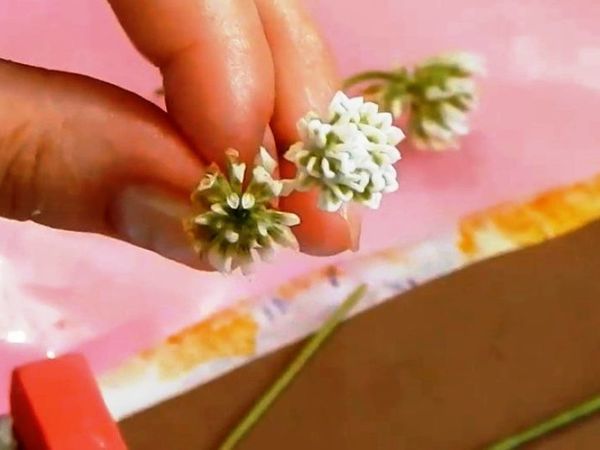 Видео мастер-класс: клевер из холодного фарфора | Ярмарка Мастеров - ручная работа, handmade Видео мастер-класс: клевер из холодного фарфора | Ярмарка Мастеров - ручная работа, handmade