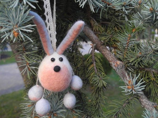 Валяем зайчика, хрюшку и других зверушек | Ярмарка Мастеров - ручная работа, handmade