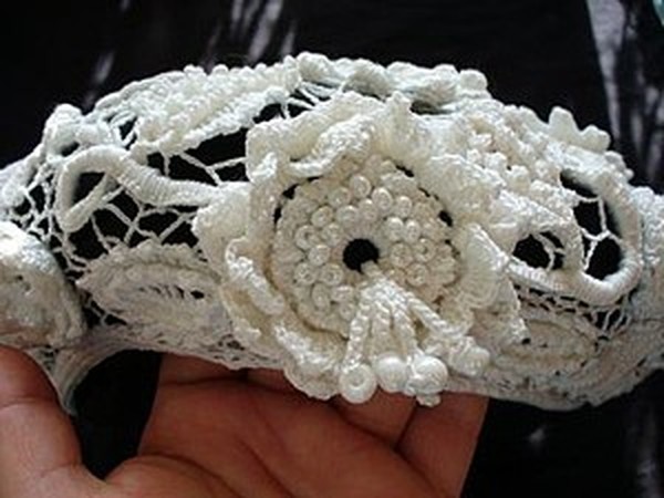 Ирландское кружево крючком. Урок 2 Часть 2_цветок. Crochet irish lace