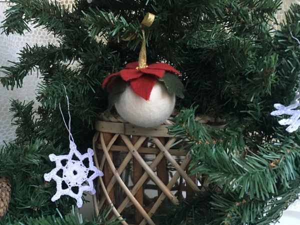 валяем новогоднюю игрушку  20 декабря 2018 г | Ярмарка Мастеров - ручная работа, handmade