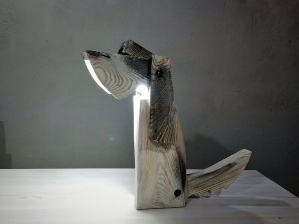 Интерьерный светильник-трансформер Спаниель.  23000 р | Ярмарка Мастеров - ручная работа, handmade