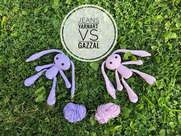 Обзор пряжи Gazzal Jeans и YarnArt Jeans. Сравнение пряжи | Ярмарка Мастеров - ручная работа, handmade