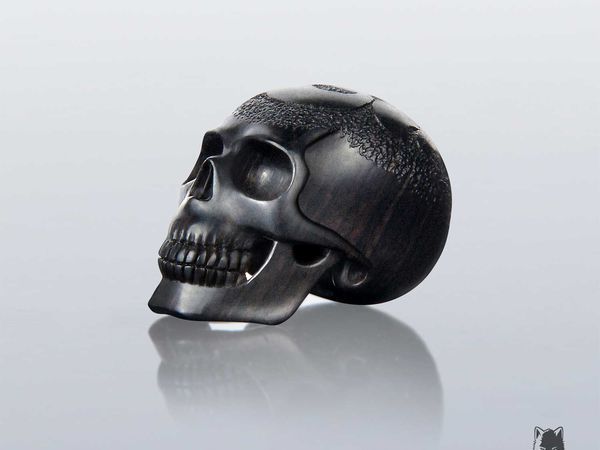 Carving a Wooden Skull Pendant or Bead | Livemaster - handmade