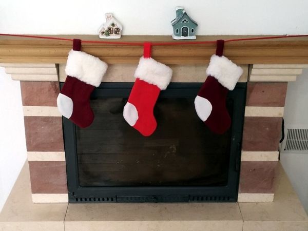 Как сшить носок для подарков на Новый год для детей