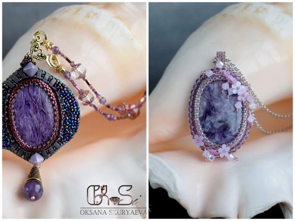 Видеообзор кулонов с чароитом | Ярмарка Мастеров - ручная работа, handmade Видеообзор кулонов с чароитом | Ярмарка Мастеров - ручная работа, handmade