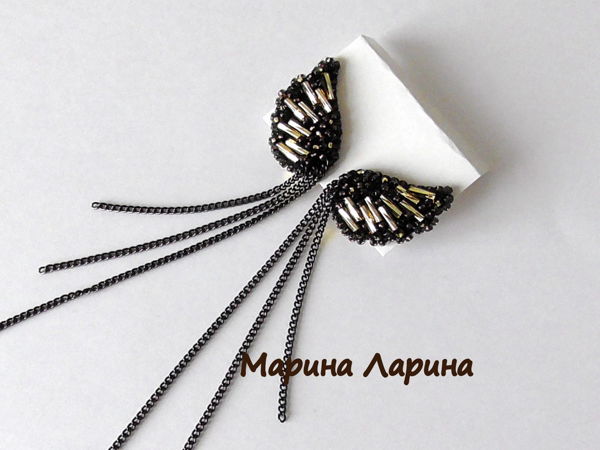 Серьги из бисера