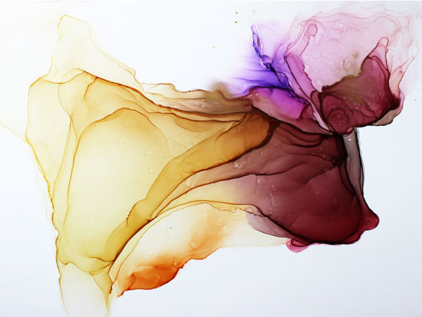 Интерьерные панно в технике Alcohol Ink | Ярмарка Мастеров - ручная работа, handmade