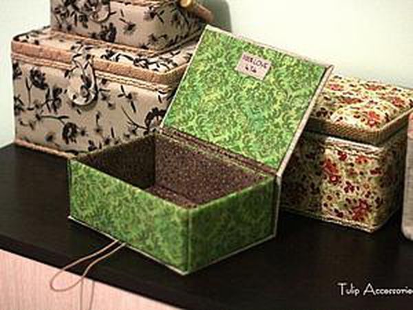 A Simple DIY Project: Jewellery Box of Cardboard | Ярмарка Мастеров - ручная работа, handmade