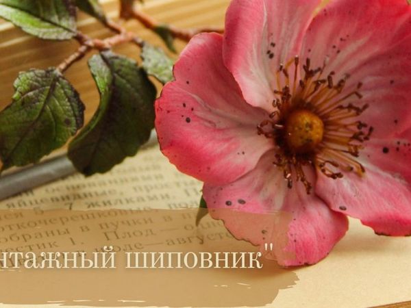Лепим и собираем брошь «Винтажный шиповник» | Ярмарка Мастеров - ручная работа, handmade Лепим и собираем брошь «Винтажный шиповник» | Ярмарка Мастеров - ручная работа, handmade