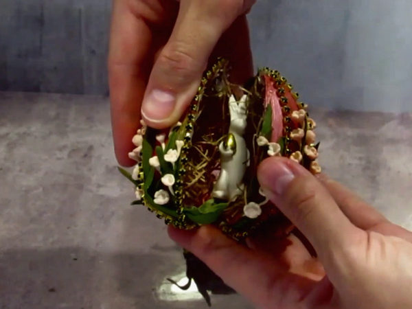 Яйцо Фаберже «Ландыши» своими руками в подарок на Пасху