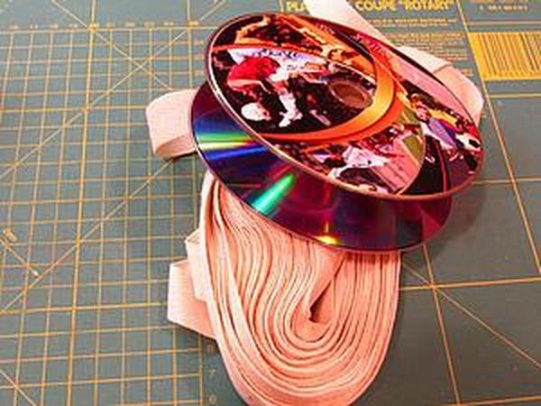Мастерим катушки для тесьмы из CD-дисков | Ярмарка Мастеров - ручная работа, handmade