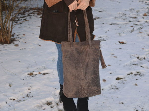 Аукцион на сумочку из натуральной кожи | Ярмарка Мастеров - ручная работа, handmade