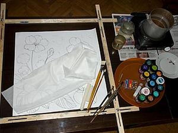 Обучение художественной росписи ткани (горячий батик)