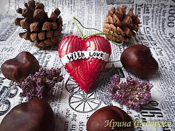 Лепим валентинку «Алое сердце» из полимерной глины | Ярмарка Мастеров - ручная работа, handmade
