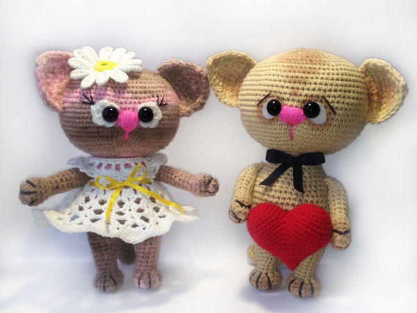 Видеоурок: вяжем котиков крючком | Ярмарка Мастеров - ручная работа, handmade