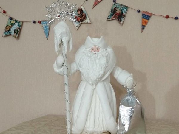 МК в Москве — Большой Дед Мороз из ваты | Ярмарка Мастеров - ручная работа, handmade