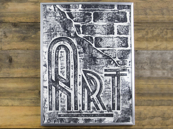 Engraving Imitation on Cardboard: Loft Style Poster | Livemaster - handmade