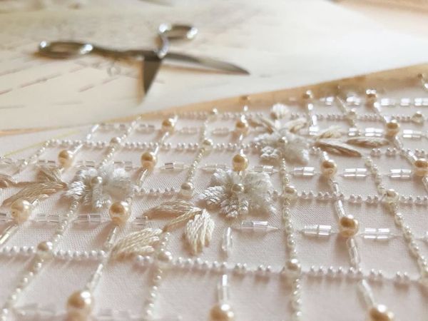Wedding Dress: Luneville Crochet Embroidery from Spain | Ярмарка Мастеров - ручная работа, handmade