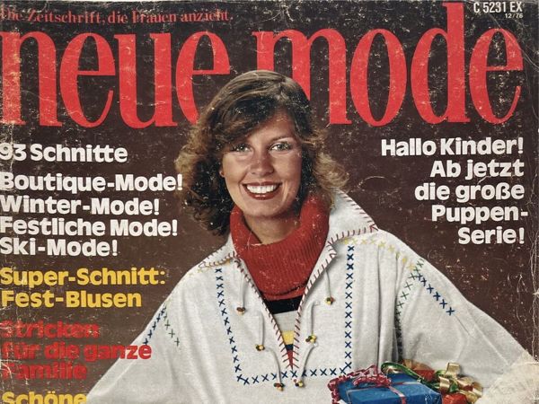 Neue mode — 12 1976 (декабрь) | Ярмарка Мастеров - ручная работа, handmade